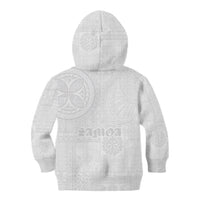 Samoa Lotu Tamaiti Kid Hoodie Tribal Tatau with Siapo Pattern