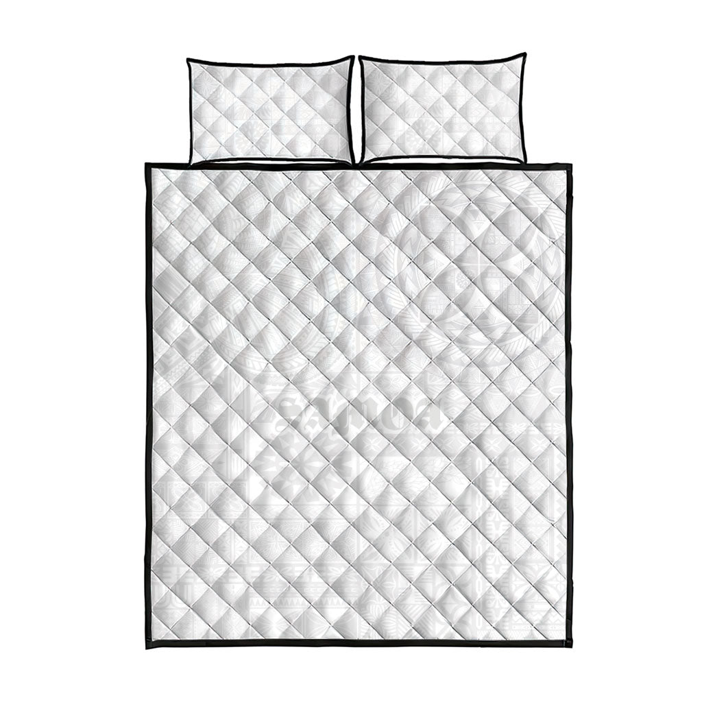 Samoa Lotu Tamaiti Quilt Bed Set Tribal Tatau with Siapo Pattern