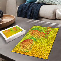 Hawaiian Mango Puzzle Polynesian Art Pattern and Kakau Tattoo