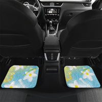 Hawaiian Ukulele Avocado Car Mats Leis and Polynesian Pattern