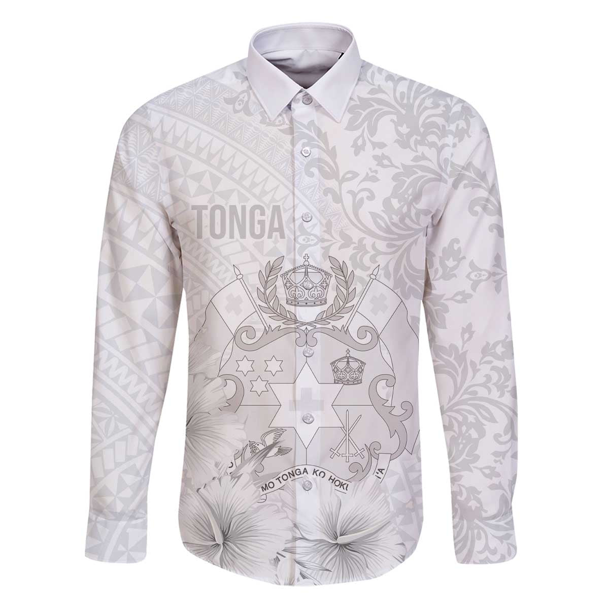 Tonga Faka Sepitema Family Matching Puletasi and Hawaiian Shirt Ngatu and Floral Pattern with Blooming Hibiscus