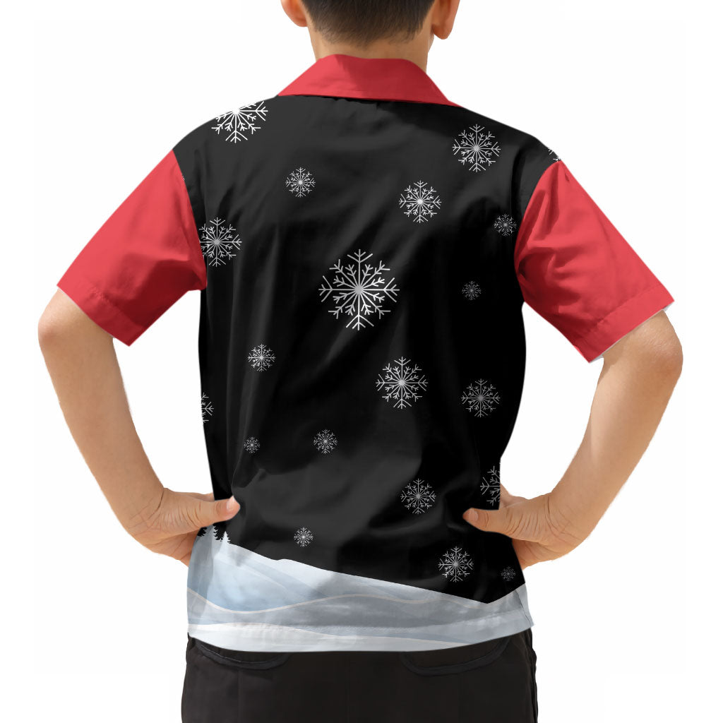 Polynesian Santa Claus Costume Funny Kid Hawaiian Shirt