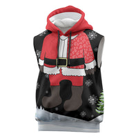 Polynesian Santa Claus Costume Funny Sleeveless Hoodie
