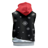 Polynesian Santa Claus Costume Funny Sleeveless Hoodie