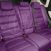 Hawaiian Turtle and Shark Back Car Seat Cover Kakau Tribal with Polynesian Pattern Pink Color