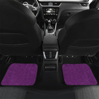 Hawaiian Turtle and Shark Car Mats Kakau Tribal with Polynesian Pattern Pink Color