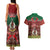 Vanuatu Christmas Couples Matching Tank Maxi Dress and Hawaiian Shirt Pig Tusk Beautiful Merry Xmas Snowflake LT03 - Polynesian Pride