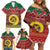 Vanuatu Christmas Family Matching Off Shoulder Short Dress and Hawaiian Shirt Pig Tusk Beautiful Merry Xmas Snowflake LT03 - Polynesian Pride