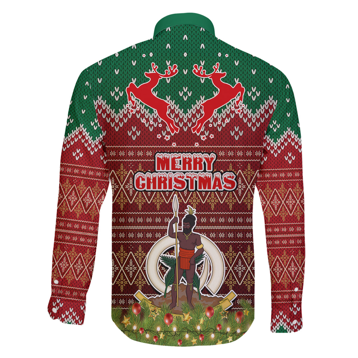 Vanuatu Christmas Family Matching Short Sleeve Bodycon Dress and Hawaiian Shirt Pig Tusk Beautiful Merry Xmas Snowflake LT03 - Polynesian Pride