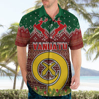 Personalised Vanuatu Christmas Hawaiian Shirt Pig Tusk Beautiful Merry Xmas Snowflake LT03 - Polynesian Pride