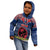 Personalised Guam Christmas Kid Hoodie Chamorro Guam Tattoos Beautiful Merry Xmas Snowflake LT03 - Polynesian Pride