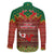 Tonga Christmas Family Matching Off Shoulder Short Dress and Hawaiian Shirt Coat of Arms and Map Beautiful Merry Xmas Snowflake LT03 - Polynesian Pride