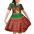 Tonga Christmas Family Matching Tank Maxi Dress and Hawaiian Shirt Coat of Arms and Map Beautiful Merry Xmas Snowflake LT03 Daughter's Dress Red - Polynesian Pride