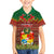 Tonga Christmas Family Matching Tank Maxi Dress and Hawaiian Shirt Coat of Arms and Map Beautiful Merry Xmas Snowflake LT03 Son's Shirt Red - Polynesian Pride