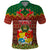 Personalised Tonga Christmas Polo Shirt Coat of Arms and Map Beautiful Merry Xmas Snowflake LT03 Red - Polynesian Pride