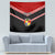 Personalised Tonga Tapestry Tonga Coat of Arms with Seamless Tapa Ngatu Pattern LT03 - Polynesian Pride