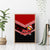 Tonga Christmas Canvas Wall Art Tongan Coat of Arms Santa With Ngatu Pattern Christmas Red Style LT03 - Polynesian Pride