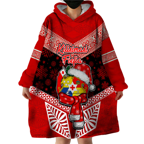 Tonga Hoodie Blanket - Red Coat of Arms