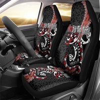 Aotearoa Toitu Te Tiriti Car Seat Cover Maori Taniwha Haka - Honour the Treaty LT03
