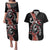 Aotearoa Toitu Te Tiriti Couples Matching Puletasi and Hawaiian Shirt Maori Taniwha Haka - Honour the Treaty LT03