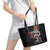 Aotearoa Toitu Te Tiriti Leather Tote Bag Maori Taniwha Haka - Honour the Treaty LT03