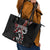 Aotearoa Toitu Te Tiriti Leather Tote Bag Maori Taniwha Haka - Honour the Treaty LT03