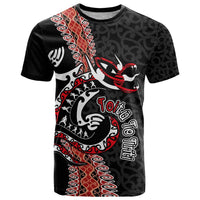 Aotearoa Toitu Te Tiriti T Shirt Maori Taniwha Haka - Honour the Treaty LT03