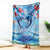 Hawaiian Dolphin Love Couple - Ocean Heart Blanket