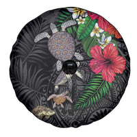 Hawaiian Tropical Plants and Turtles Spare Tire Cover Polynesian Art Motifs LT03 - Polynesian Pride