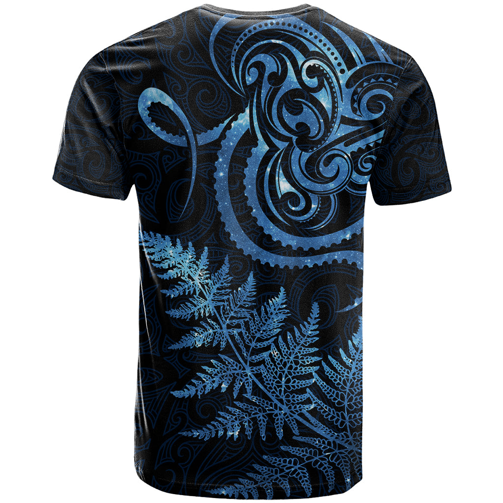 New Zealand Octopus Tattoo and Fern T Shirt Maori Pattern Matariki Style