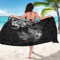 New Zealand Crocodile Tattoo and Fern Sarong Maori Pattern