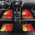 Papua New Guinea Independence Day Car Mats Happy Anniversary 50th Bird-of-paradise Melanesian Tattoos - Polynesian Pride