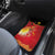 Papua New Guinea Independence Day Car Mats Happy Anniversary 50th Bird-of-paradise Melanesian Tattoos - Polynesian Pride