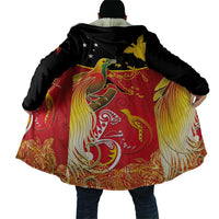 Papua New Guinea Independence Day Cloak Happy Anniversary 50th Bird-of-paradise Melanesian Tattoos - Polynesian Pride