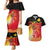 Papua New Guinea Independence Day Couples Matching Mermaid Dress and Hawaiian Shirt Happy Anniversary 50th Bird-of-paradise Melanesian Tattoos - Polynesian Pride