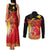 Papua New Guinea Independence Day Couples Matching Tank Maxi Dress and Long Sleeve Button Shirt Happy Anniversary 50th Bird-of-paradise Melanesian Tattoos - Polynesian Pride