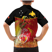 Papua New Guinea Independence Day Family Matching Mermaid Dress and Hawaiian Shirt Happy Anniversary 50th Bird-of-paradise Melanesian Tattoos - Polynesian Pride