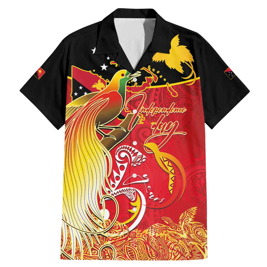 Papua New Guinea Independence Day Family Matching Mermaid Dress and Hawaiian Shirt Happy Anniversary 50th Bird-of-paradise Melanesian Tattoos - Polynesian Pride