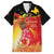 Papua New Guinea Independence Day Family Matching Summer Maxi Dress and Hawaiian Shirt Happy Anniversary 50th Bird-of-paradise Melanesian Tattoos - Polynesian Pride
