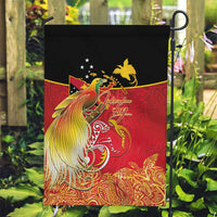 Papua New Guinea Independence Day Garden Flag Happy Anniversary 50th Bird-of-paradise Melanesian Tattoos - Polynesian Pride