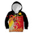 Papua New Guinea Independence Day Kid Hoodie Happy Anniversary 50th Bird-of-paradise Melanesian Tattoos - Polynesian Pride