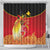 Papua New Guinea Independence Day Shower Curtain Happy Anniversary 50th Bird-of-paradise Melanesian Tattoos - Polynesian Pride