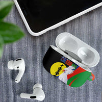 New Caledonia AirPods Case Kagu Bird and The Seal with Melanesian Culture - Polynesian Pride