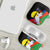 New Caledonia AirPods Case Kagu Bird and The Seal with Melanesian Culture - Polynesian Pride