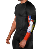 New Caledonia Arm Sleeves Kagu Bird and The Seal with Melanesian Culture - Polynesian Pride