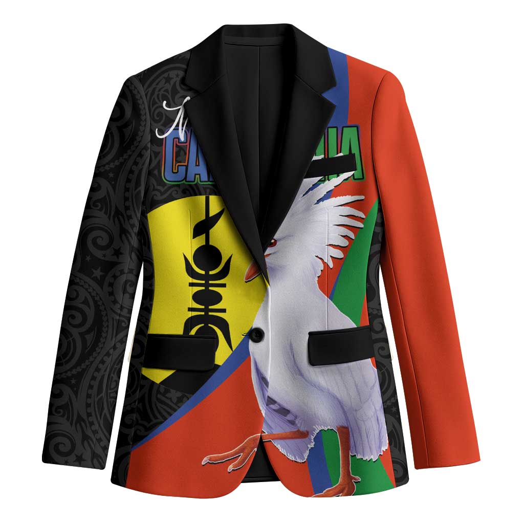 New Caledonia Blazer Kagu Bird and The Seal with Melanesian Culture - Polynesian Pride