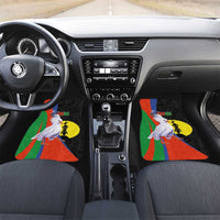 New Caledonia Car Mats Kagu Bird and The Seal with Melanesian Culture - Polynesian Pride
