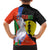 New Caledonia Family Matching Off Shoulder Short Dress and Hawaiian Shirt Kagu Bird and The Seal with Melanesian Culture - Polynesian Pride