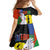 New Caledonia Family Matching Summer Maxi Dress and Hawaiian Shirt Kagu Bird and The Seal with Melanesian Culture - Polynesian Pride