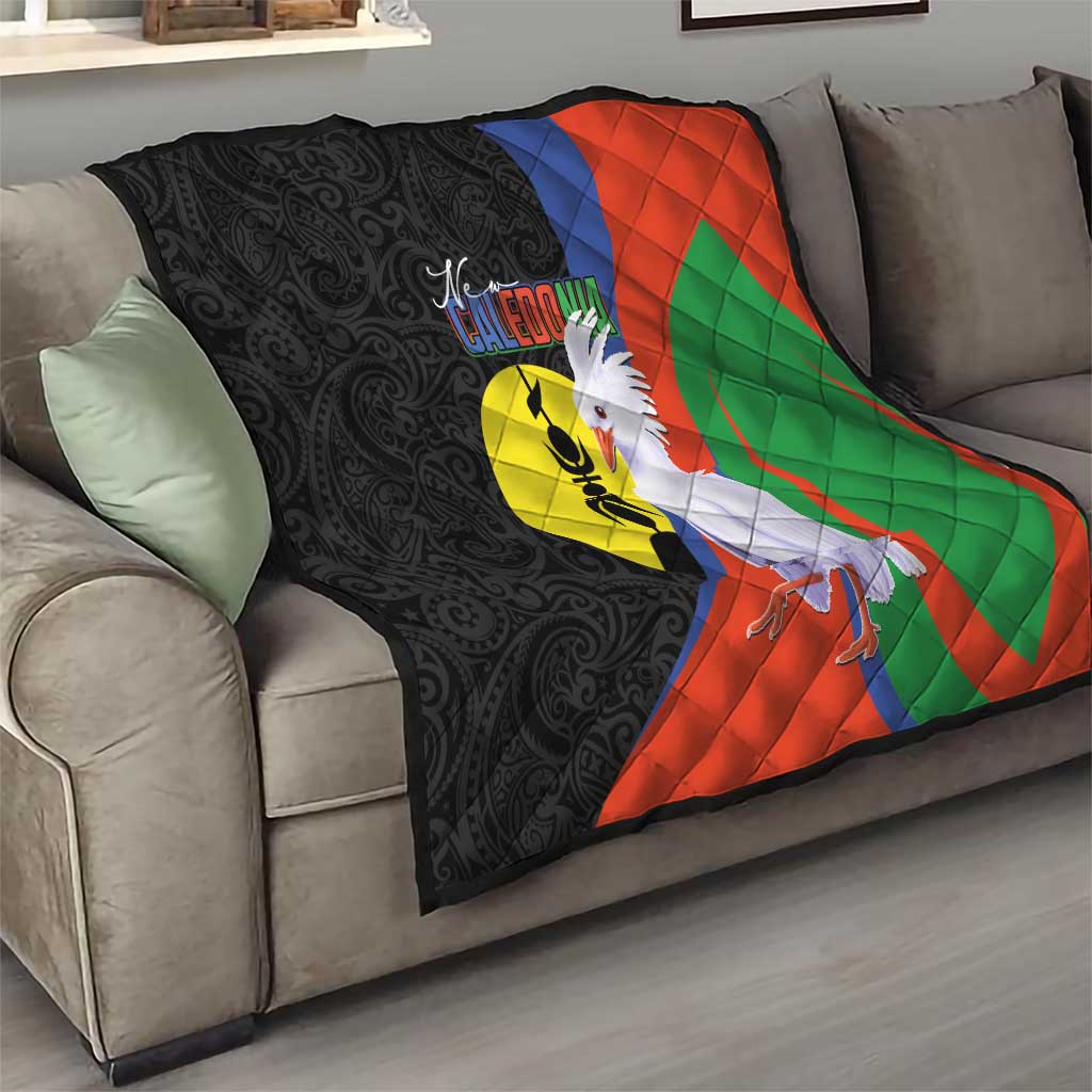 New Caledonia Quilt Kagu Bird and The Seal with Melanesian Culture - Polynesian Pride
